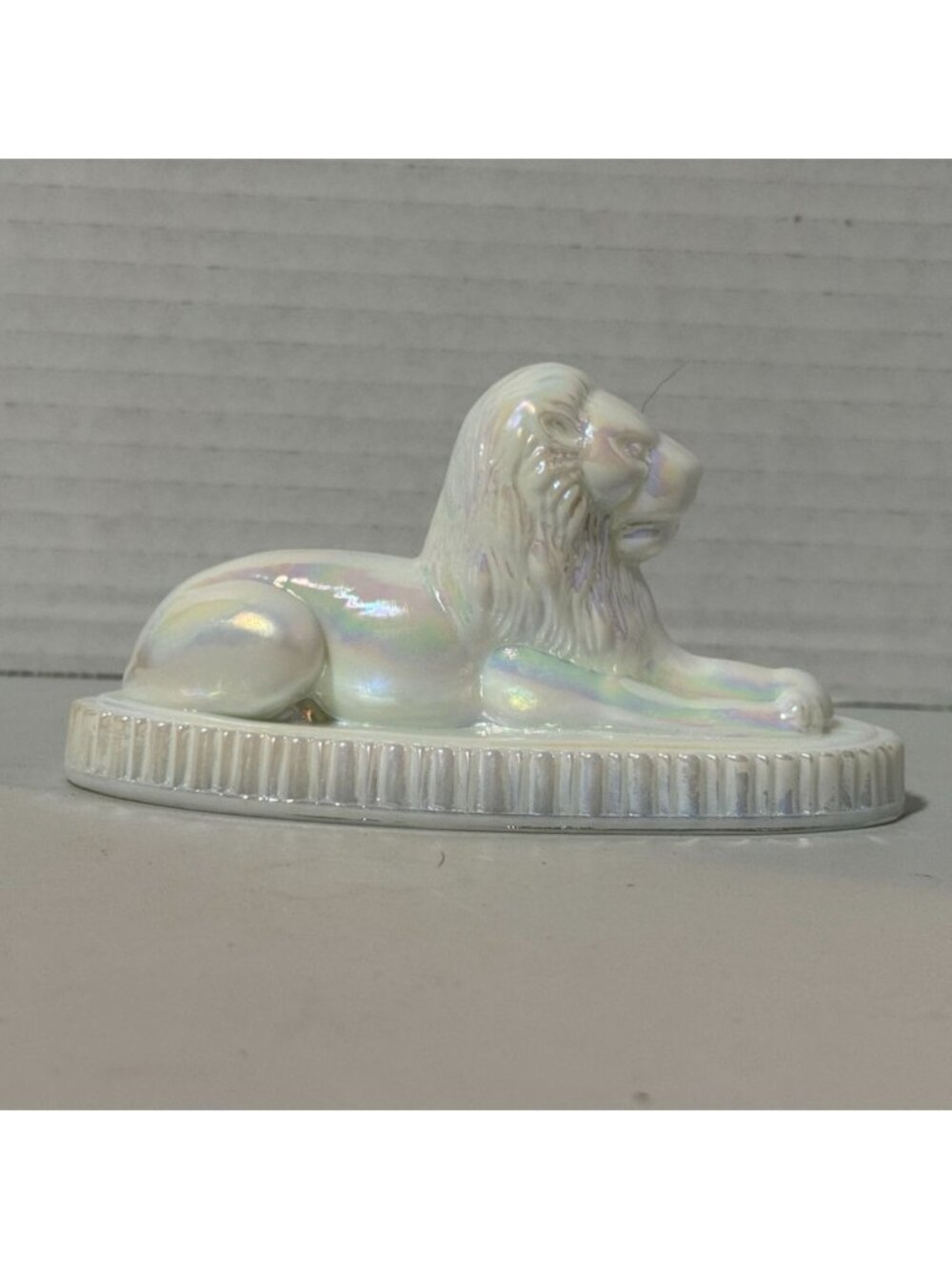 Vintage Vogelsong Summit Glass Oscar The Lion Figurine